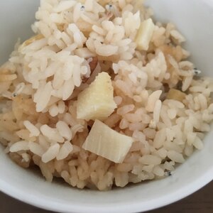 簡単！シンプルタケノコご飯（´ 3｀)